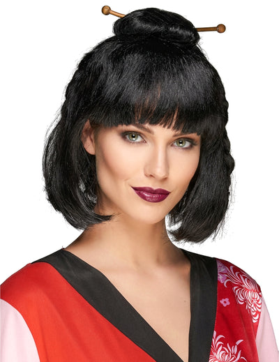 Perruque noire chinoise femme