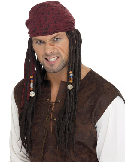 Dreadlocks Man Pirate paróka