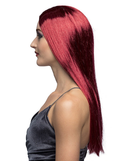 Profil nézet a női vámpír parókáról