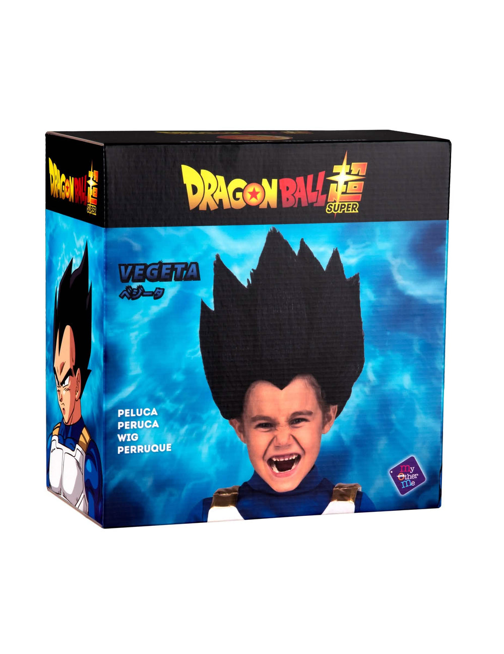 Vegeta Dragon Ball™ gyermek paróka csomagolódoboza