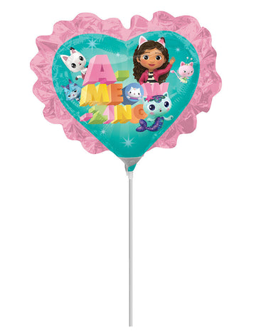 Kis alumínium szívgömb és a Magic House 22 cm