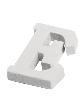 Kis fehér fa e 5 betű cm asztaldíszítéshez