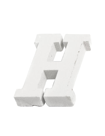 Kis fehér fa h 5 betű cm dekorációhoz