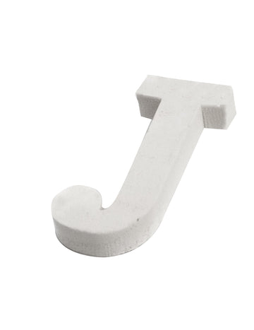 Kis fehér fa j 5 betű cm dekorációhoz