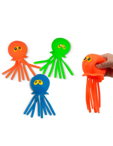 Vízsugár-hatással ellátott, fröccsenő polip játék