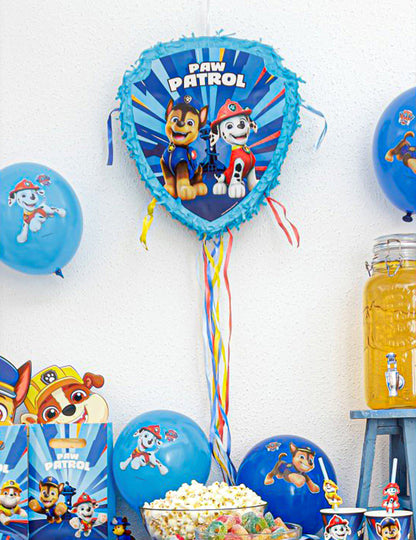 Kék húzós Mancs őrjárat piñata 33cm x 38cm x 9cm