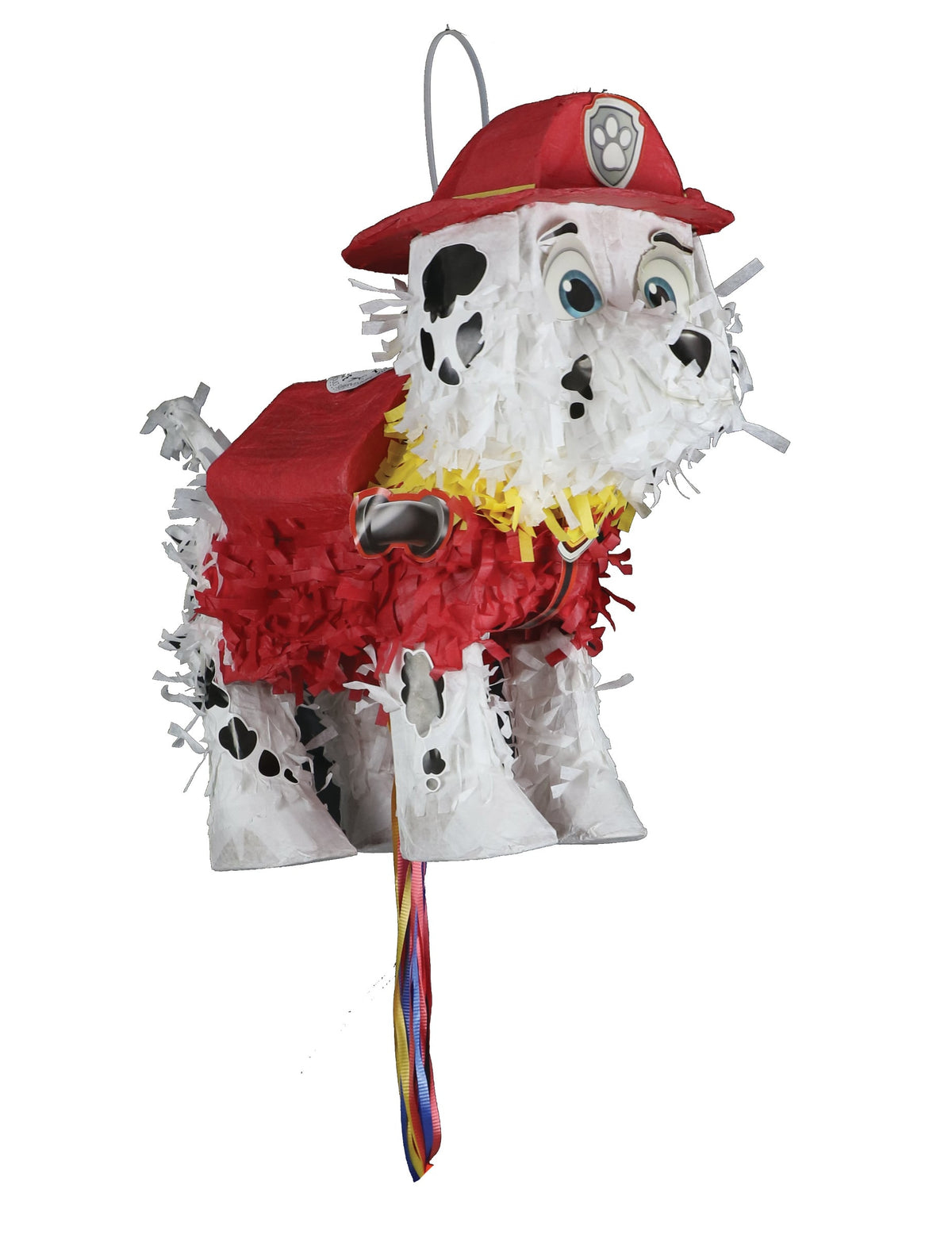 Piñata Marcus Pat'Patrouille pour enfant rouge et blanche