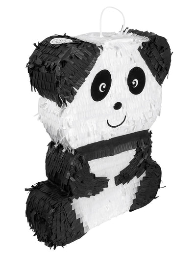 Piñata panda pour anniversaire noir et blanc