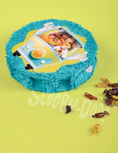 Vue avec bonbons de la Piñata Scooby-doo™
