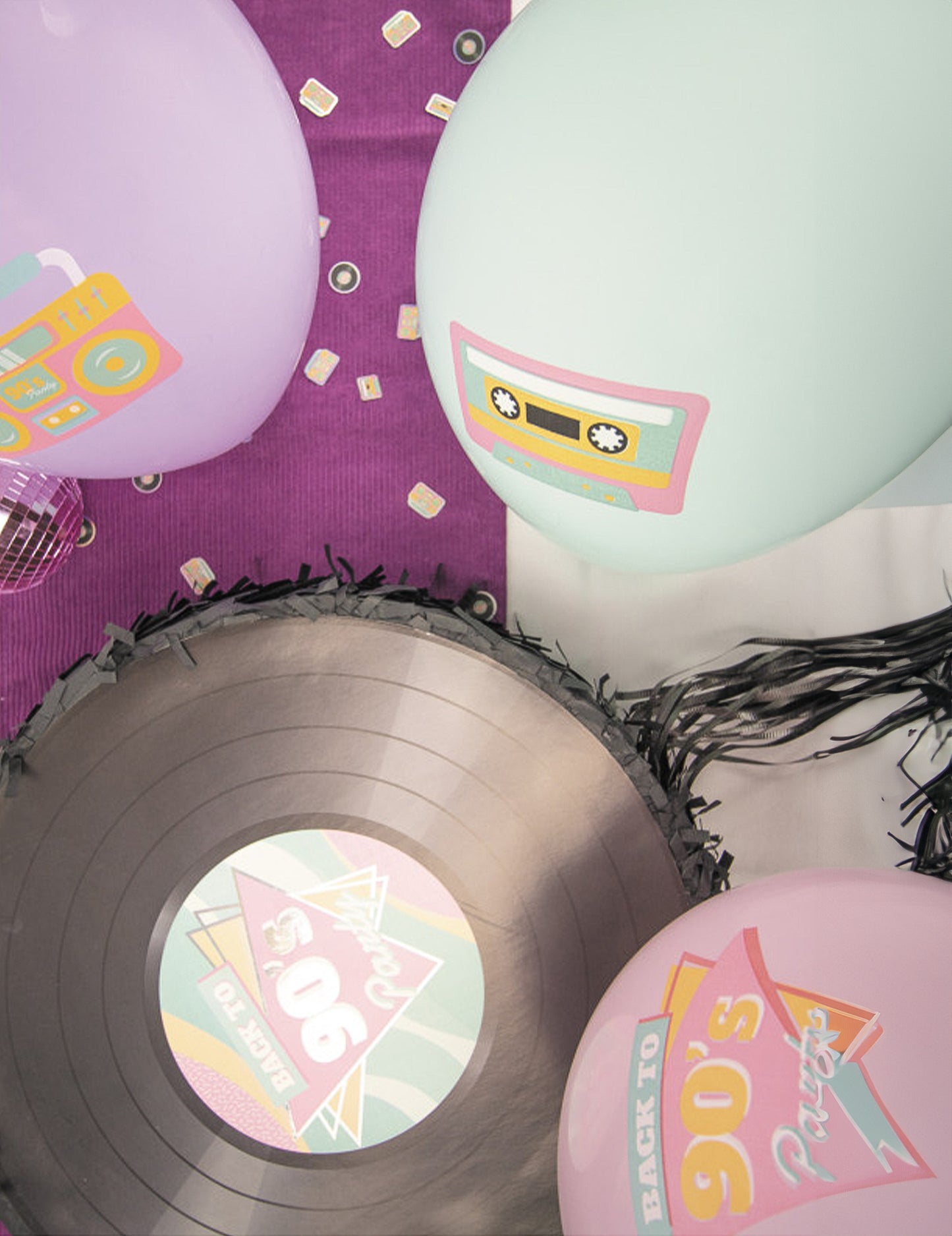 90 -es évek vinil piñata