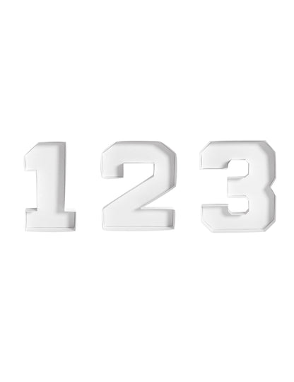 Karton előételtálca számokkal, 26 x 20 cm szám tortához