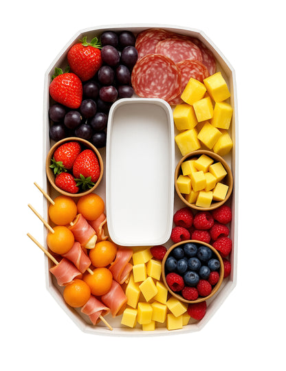 Karton előételtálca számokkal, 26 x 20 cm szám tortához