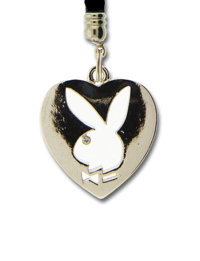 Bijou de téléphone Playboy pour adulte argenté
