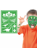 Dinoszauruszok és sárkányok sminkje