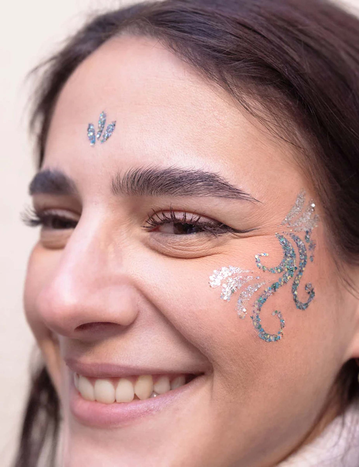 Újrafelhasználható smink sablon arabesque