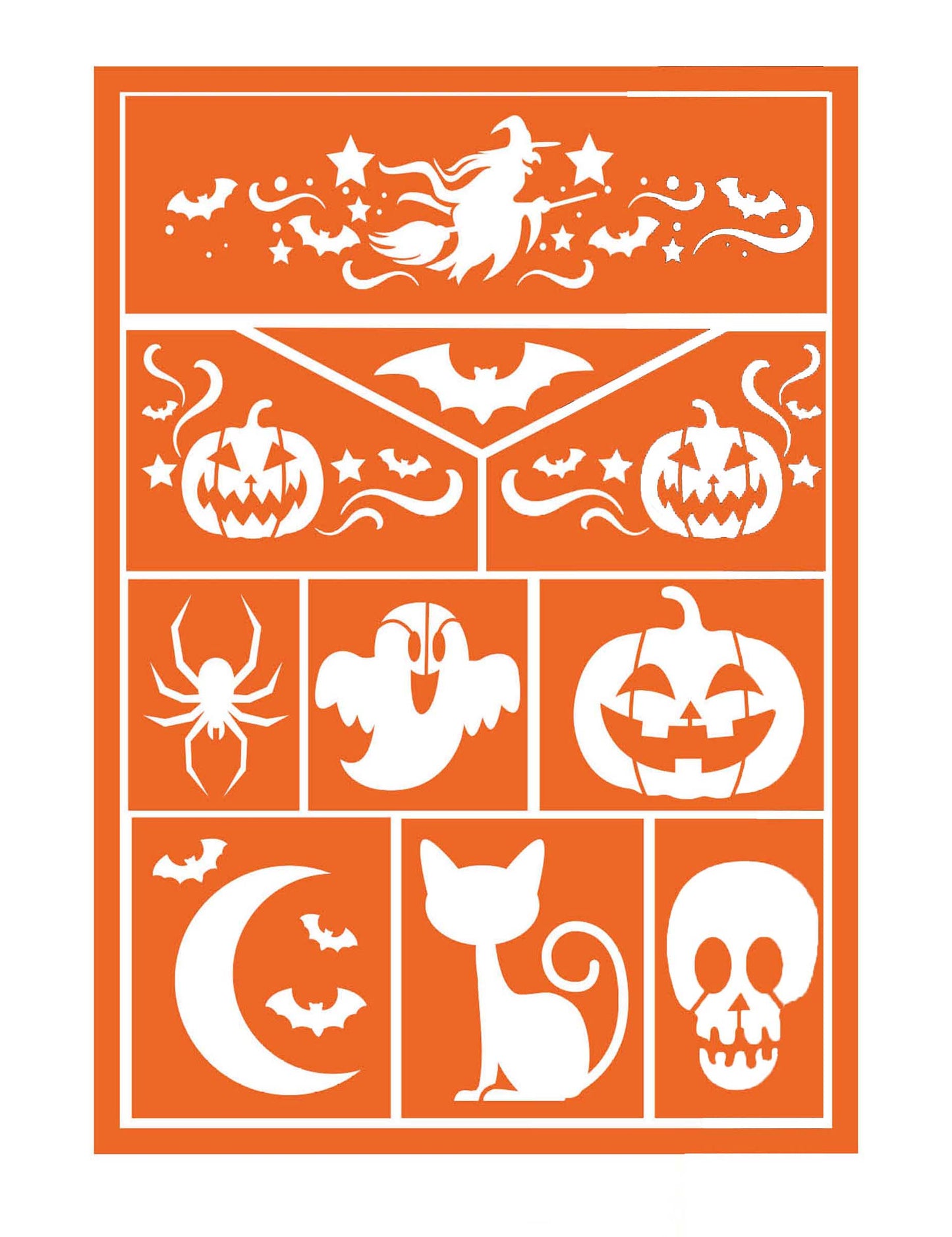 Boldog Halloween gyermekek sminkbélyegeit