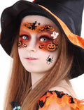 Halloween narancssárga smink