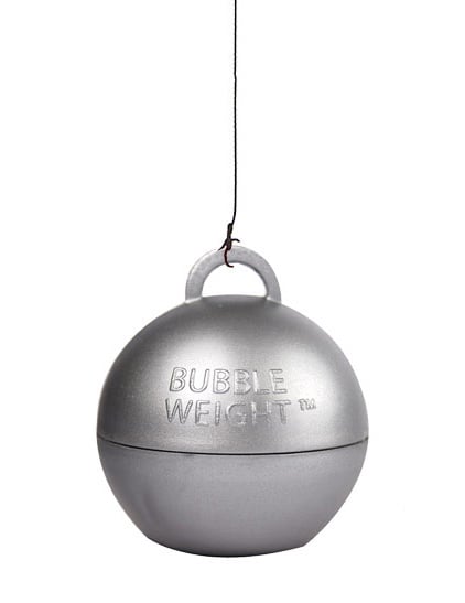 Poids pour ballon hélium pour fête argent