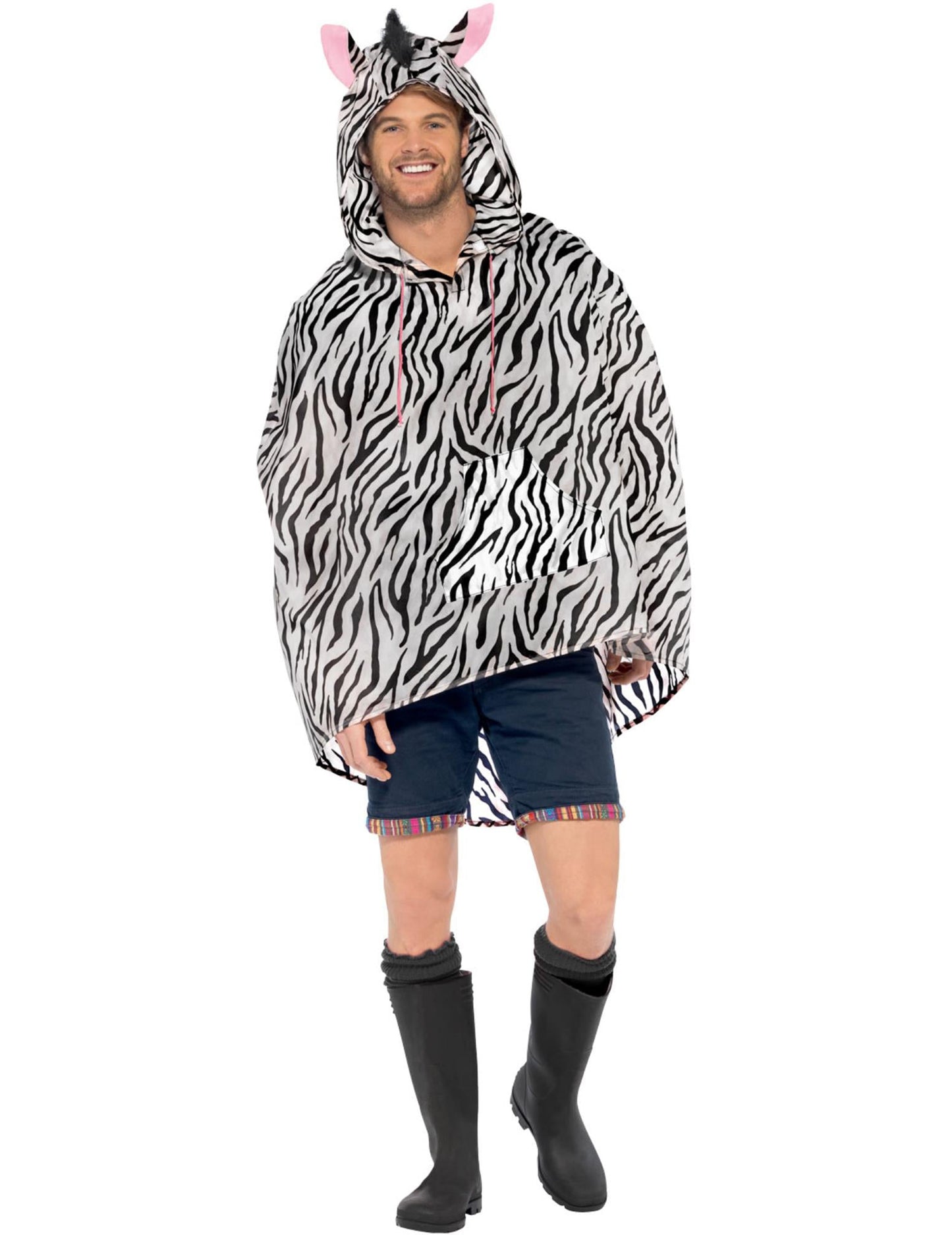 Felnőtt zebra poncsó