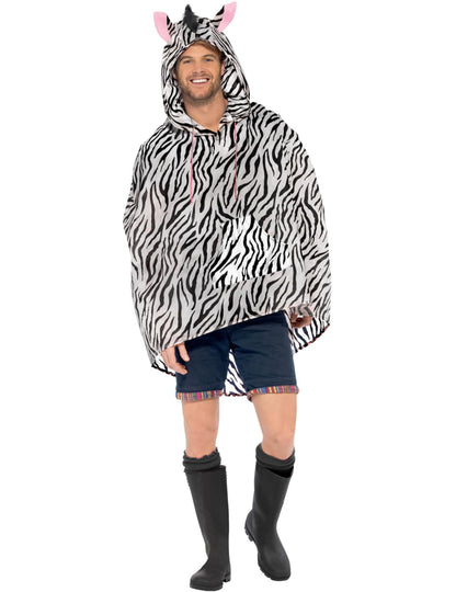 Felnőtt zebra poncsó