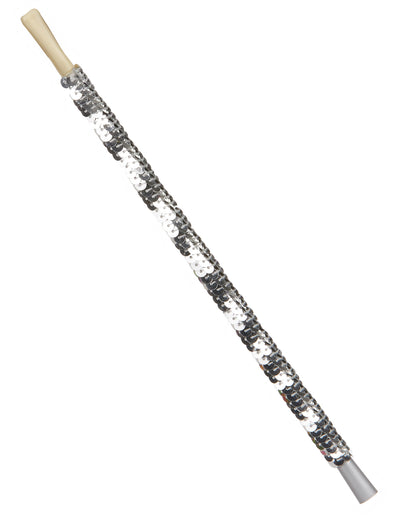 Porte cigarette à sequins pour adulte argent