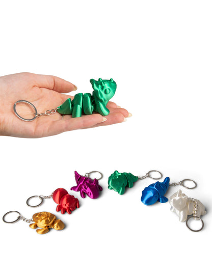 Színes kisállat kulcstartó 