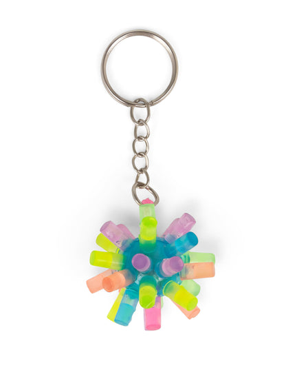 Világító tüskés kulcstartó