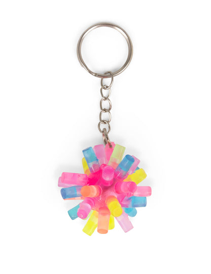 Világító tüskés kulcstartó