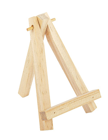Fa festőállvány étlaptartó 10 cm svédasztalos
