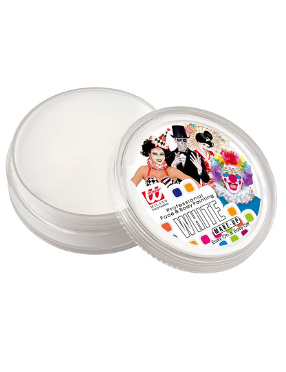 Professzionális fehér sminkes tégely 25g