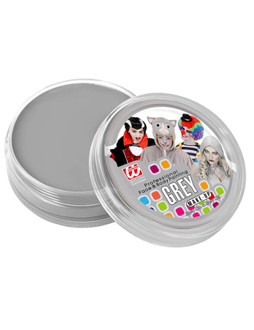 Professzionális szürke sminkes tégely 25g