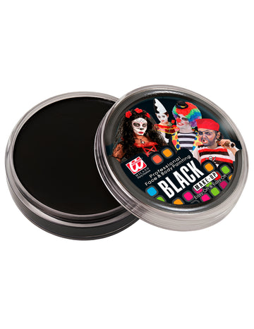 25 g-os fekete professzionális sminkes tégely