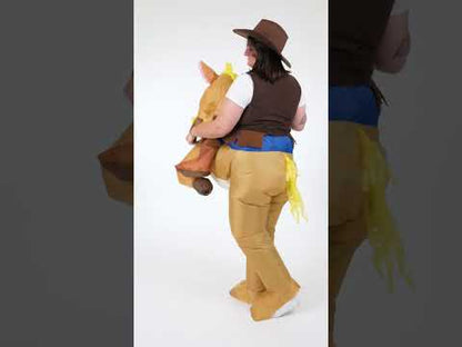 Felnőtt felfújható ló jelmez