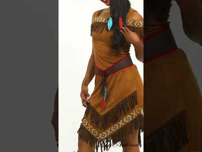 Indiai álruhás hamis velúr nő