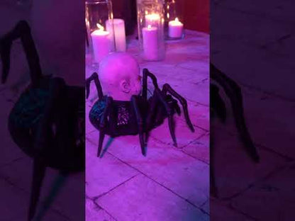 Nagy pók élénk és fényes kúszó babával 19 x 33 cm