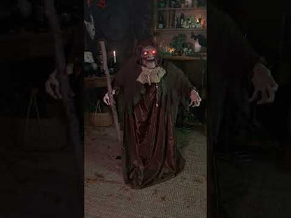 Vieille Sorcière Animée 110 cm