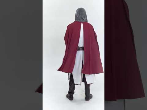 Déguisement chevalier templier luxe homme
