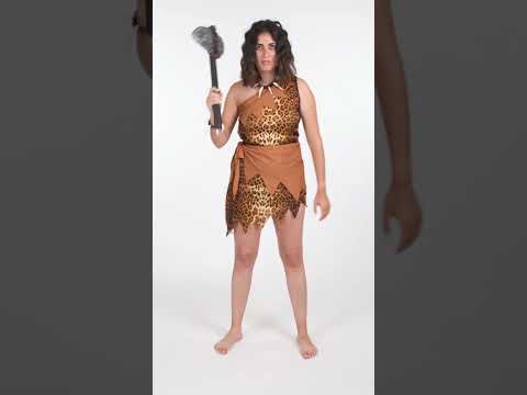 Déguisement femme des cavernes