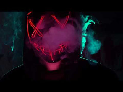 Piros fényű LED maszk felnőtt