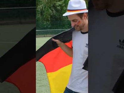 Cape de fan drapeau allemand 110 x 150 cm