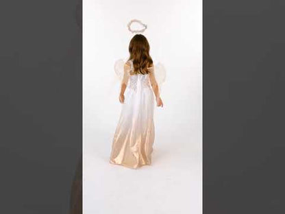 Déguisement ange rose gold fille