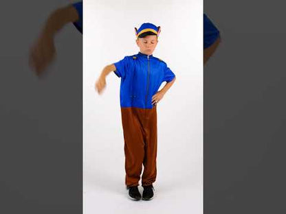 Gyerekkék rendőrség kutya jelmez