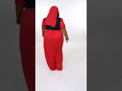 Nagy középkori vörös méretű nő nő