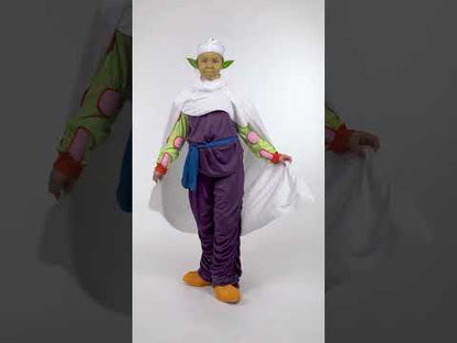 Gyermek Piccolo Dragon Ball™ jelmez szett sminkkel 