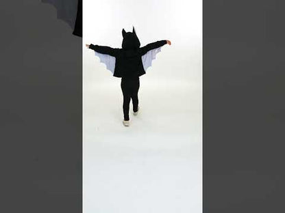 Veste de chauve-souris noire et violette enfant