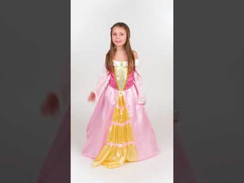 Déguisement princesse robe satinée fille