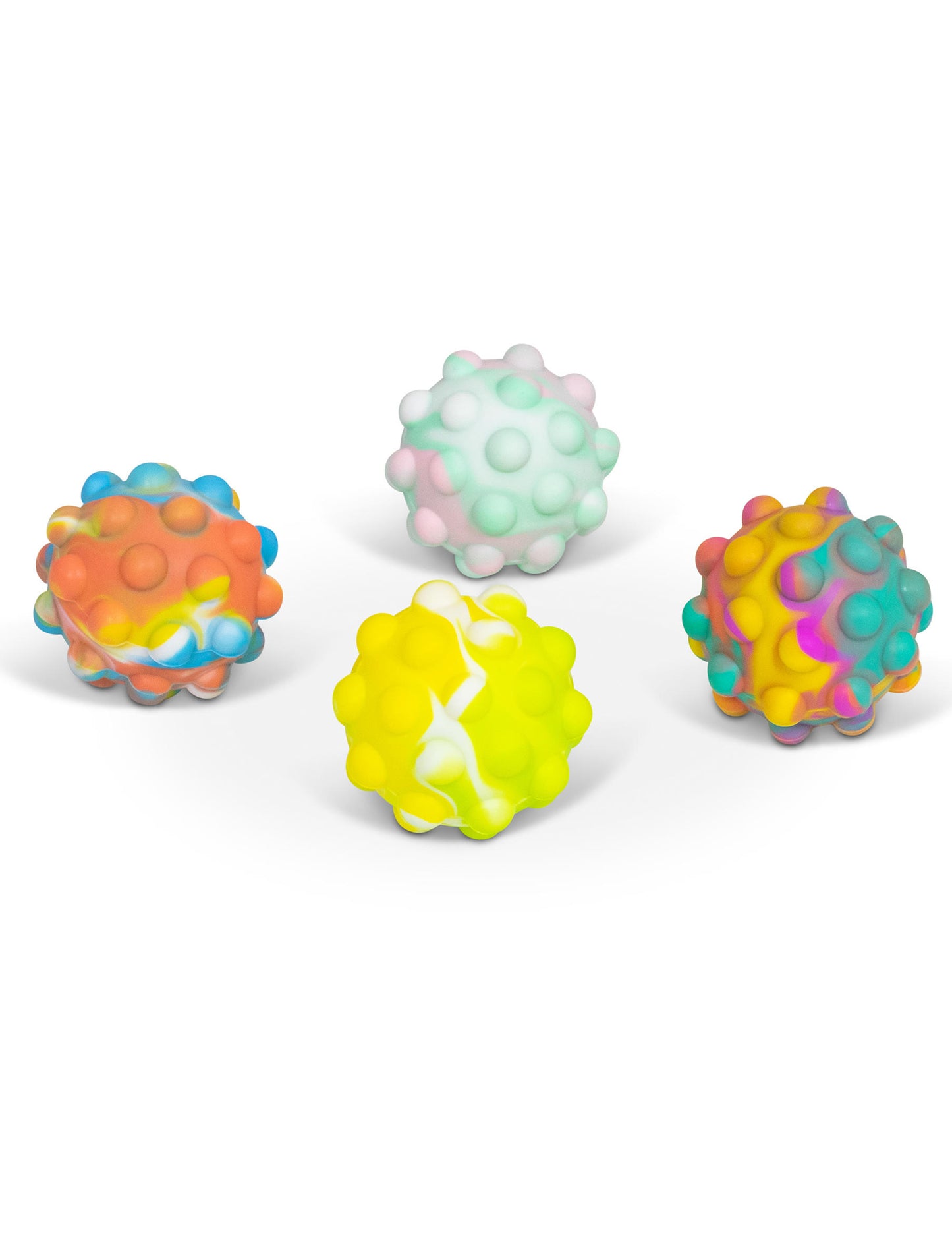 Stresszoldó nyomógombos labda