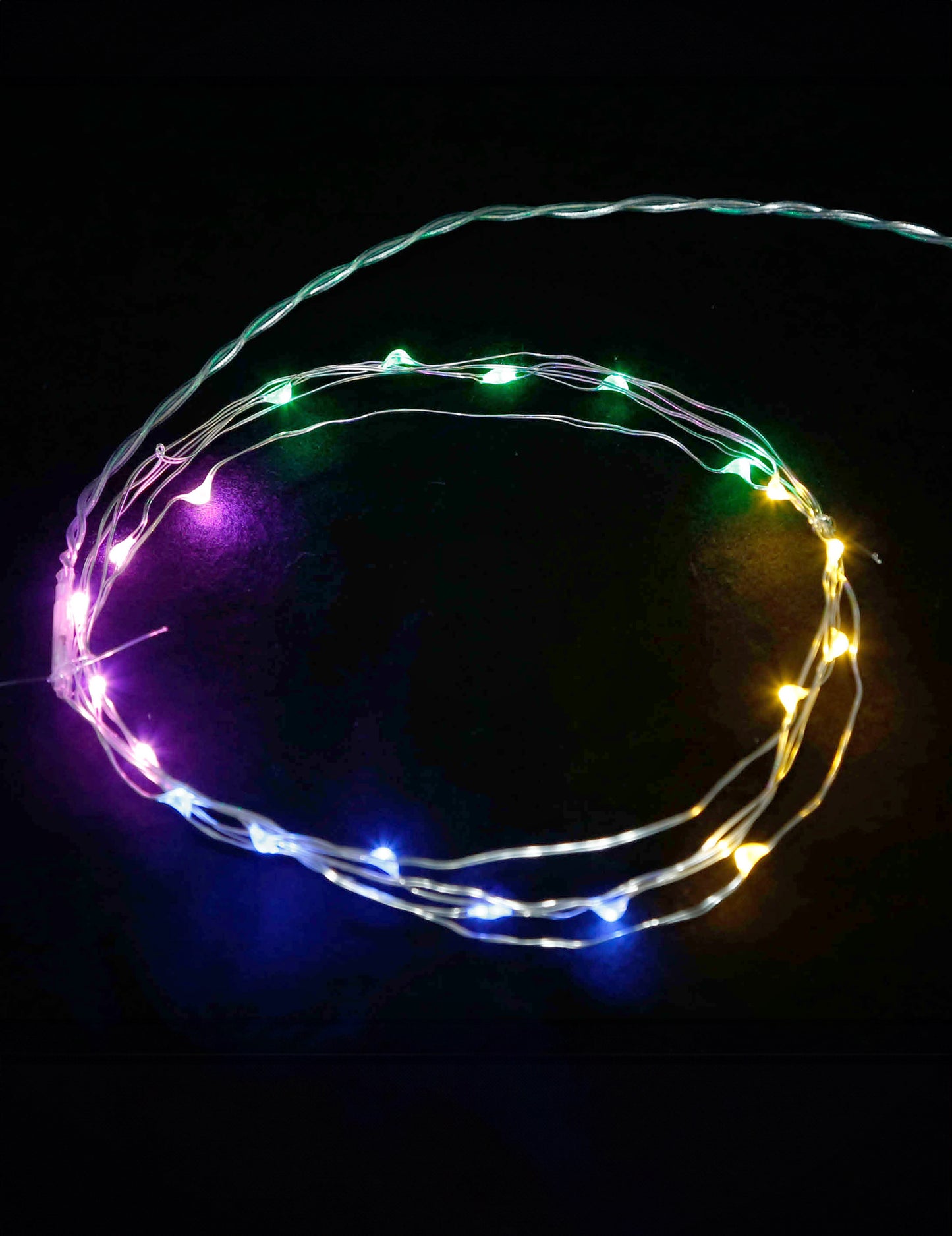 Többszínű fényfüggöny 1,7 x 0,5 m 90 LED