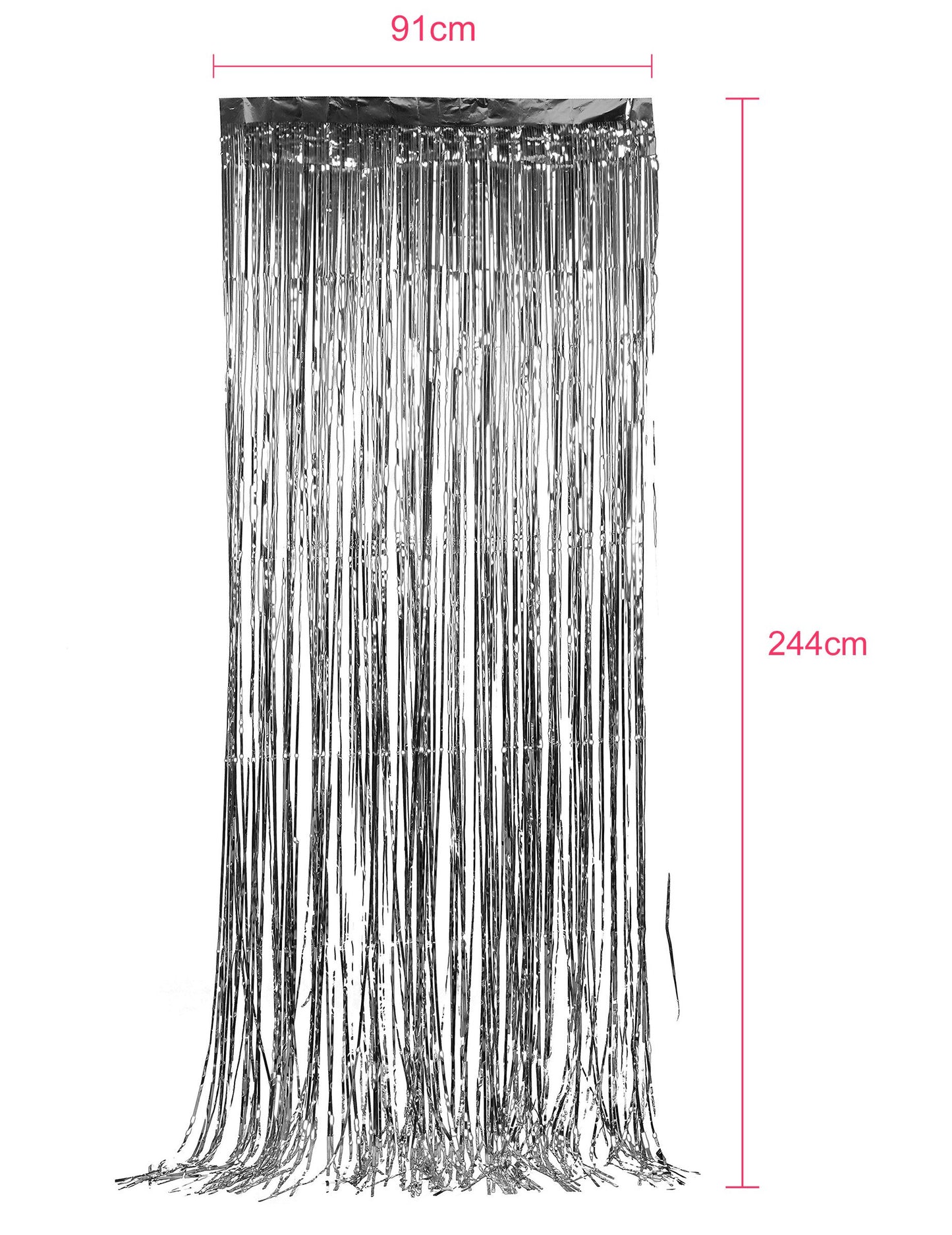 A fénylő függöny méretei fiesztához