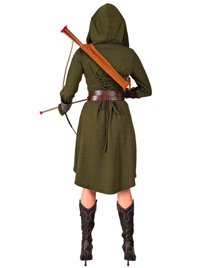 Women's green medieval gothic dress